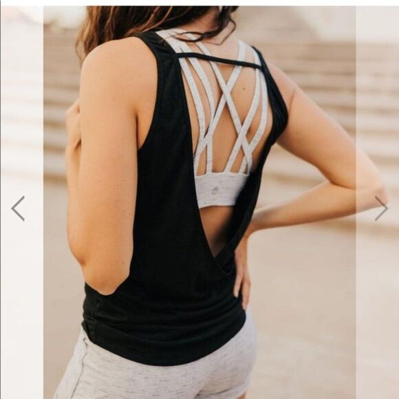 Senita Athletics Drift Tank Black Small - Picture 3 of 7